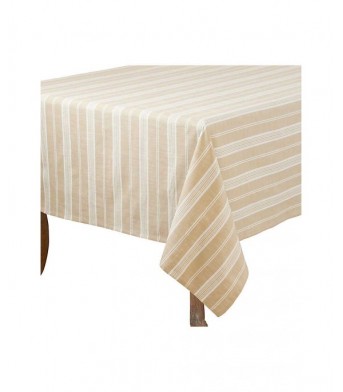 70X70 Striped Cotton Square Tablecloth-Random colour