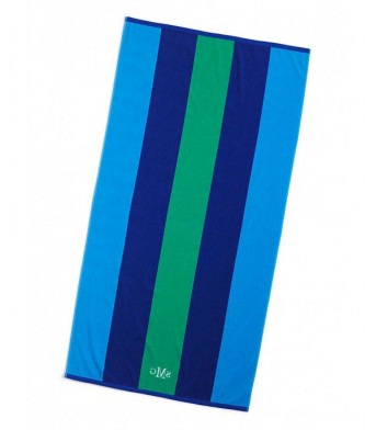 Football Striped Beach Towel