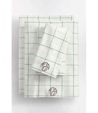 5Oz Velvet Flannel Check Pillowcase