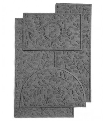 Bungalow Floor Water Brick Door Mat--Leaf