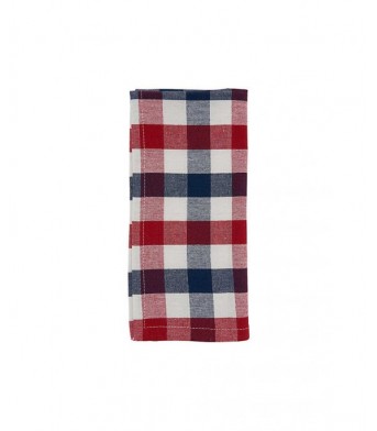 Cotton Checked Napkins-Pack Of 4